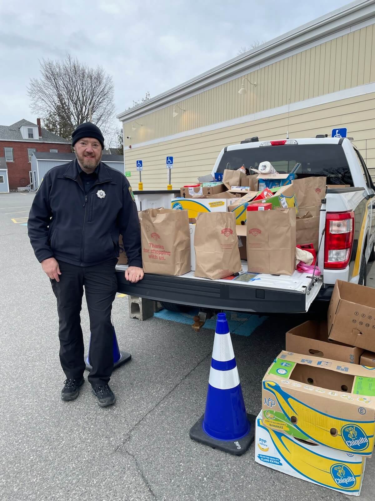Coordinator at Hannaford food drive