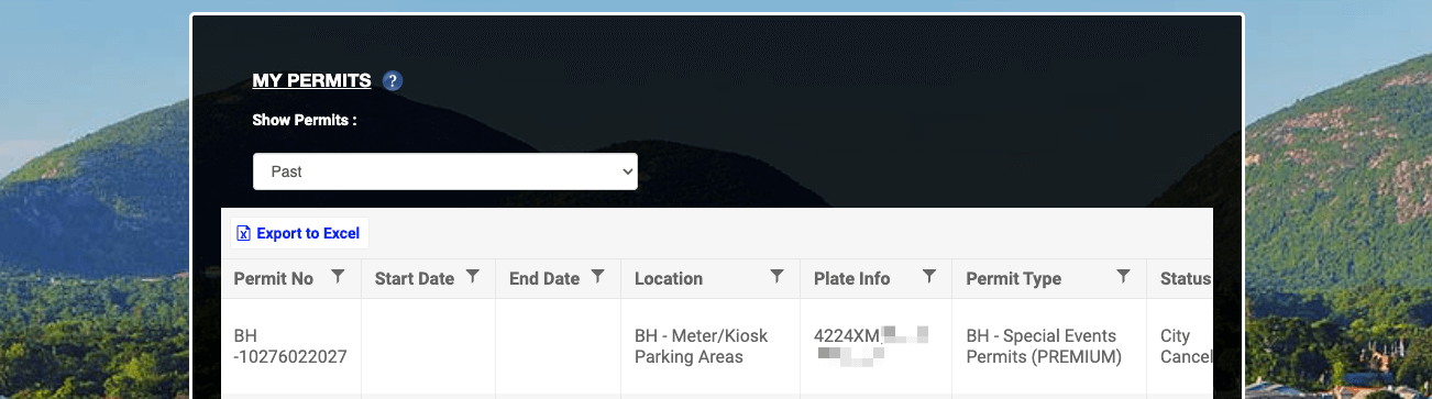 Vehicle information section