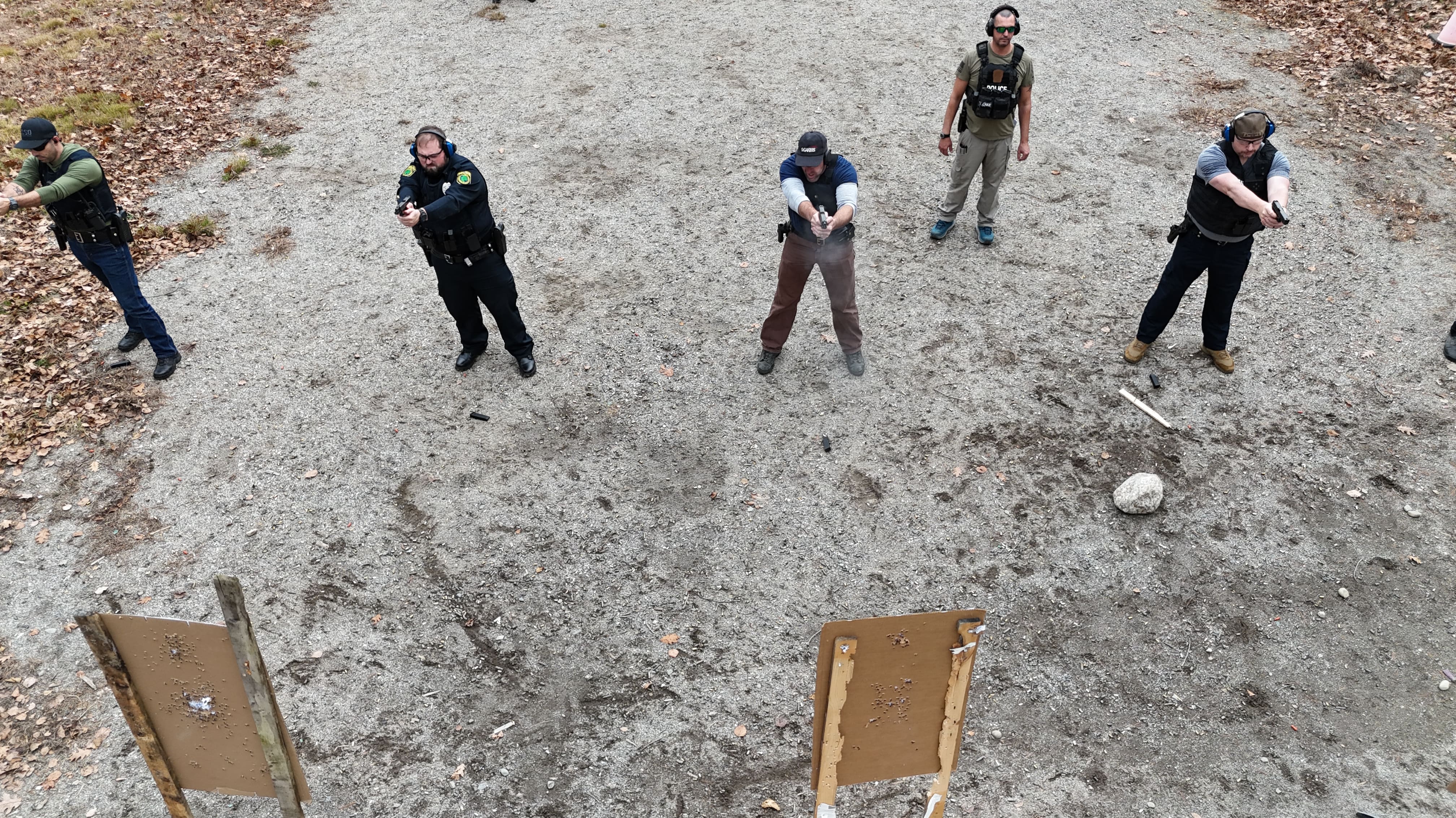 Shooting range training